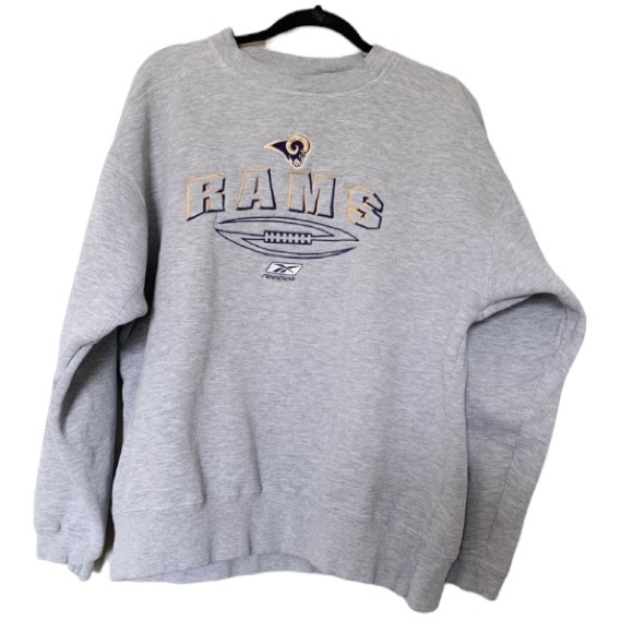 NFL Other - Vintage NFL Rams Crew Football Sweatshirt